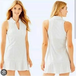 Lilly Pulitzer UPF 50+ Martina Tennis Dress Perfect Match Jacquard Small NWT